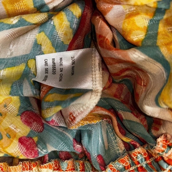 Christian Siriano Yellow Orange Maxi Wide Leg pants - Picture 9 of 9